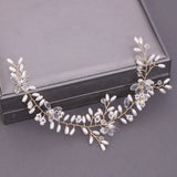 Crystal Tiara Bridal Flower Hairband Headband Wedding Hair Accessories