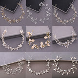 Crystal Tiara Bridal Flower Hairband Headband Wedding Hair Accessories