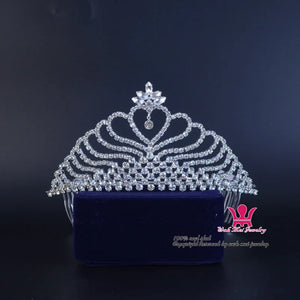 Bridal Hair Accessories Beauty Pageant Tiara Crown Headband