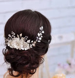 Bridal Hair Accessories Tiara Wedding Hair Comb Clip