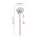 Japanese Wooden Hair Accessory Hair Clip Women Hairpin Teachers Gift