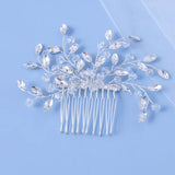 Bridal Hair Clips Wedding Crystal Pearls Hair Combs Accessories