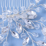 Bridal Hair Clips Wedding Crystal Pearls Hair Combs Accessories