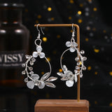 Bridal Rhinestone Flower Hair Comb Clip Wedding Headband