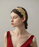 Greek Roman Baroque Goddess Olive Leaf Headband