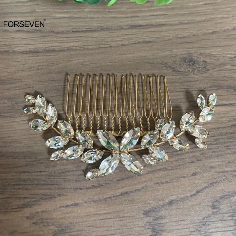Bridal Hair Combs Bling Crystal Hairpins Clips Wedding Accessories