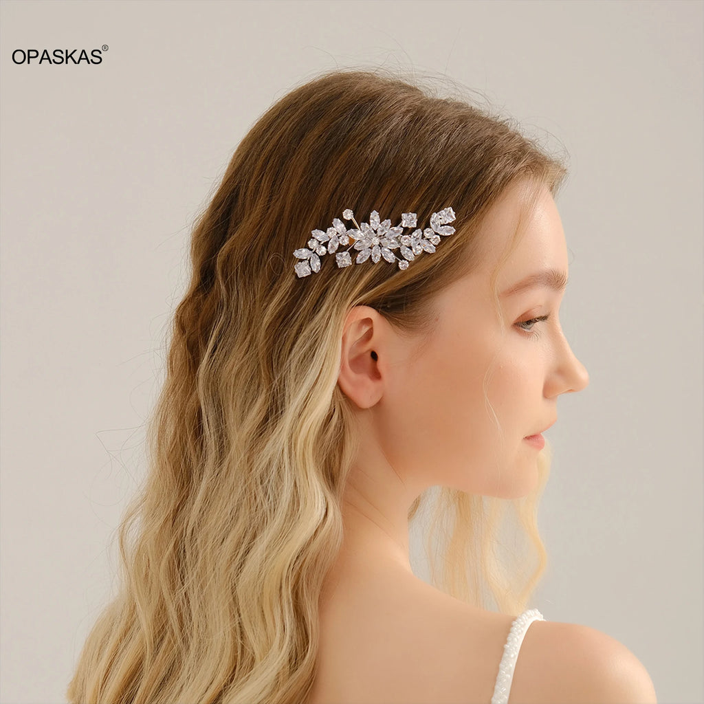 Rhinestone Silver Hairpin Wedding Hair Accessories