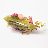 Bohemia Floral Wedding Hair Comb Greenery Hairpin