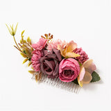 Bohemia Floral Wedding Hair Comb Greenery Hairpin