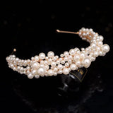 Baroque Headbands Pearls Headpieces Hairbands