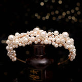 Baroque Headbands Pearls Headpieces Hairbands