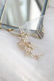 Pearl Crystal Hair Combs Pins Women Headpieces for Brides