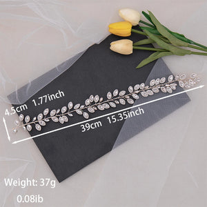 Silver Crystal Bridal Hairband Tiara Wedding Hair Accessory