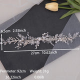 Silver Crystal Bridal Hairband Tiara Wedding Hair Accessory