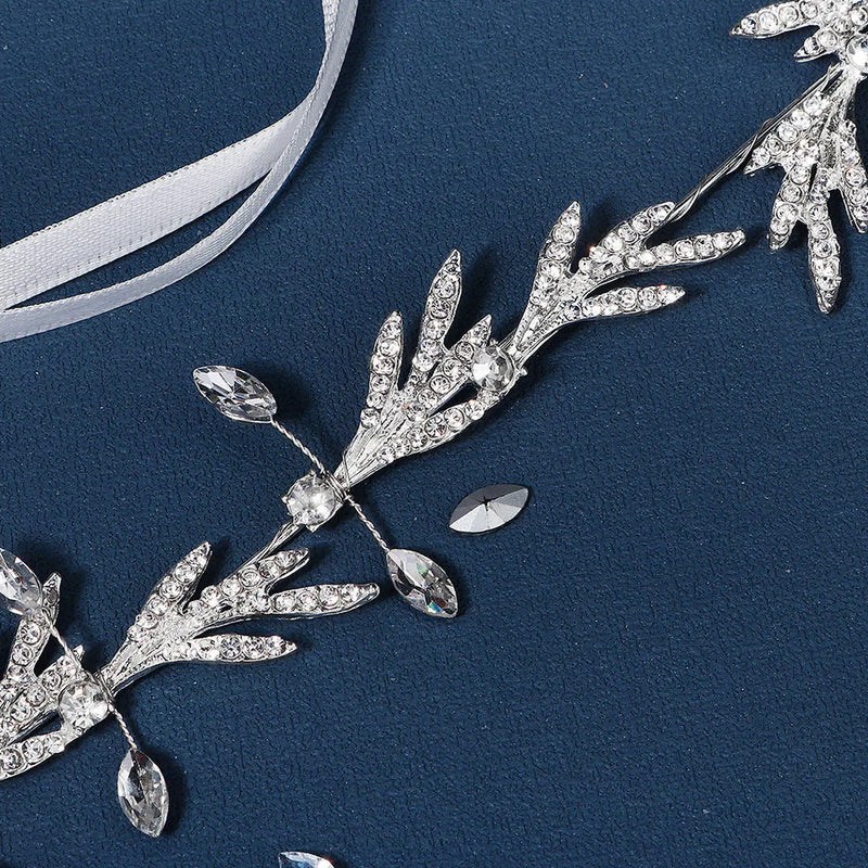 Alloy Leaf Bridal Hairband Wedding Dress Hair Accessory