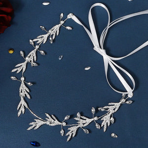 Alloy Leaf Bridal Hairband Wedding Dress Hair Accessory