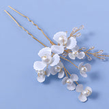 Crystal Bridal Hairpin Flower Wedding Hair Clasp