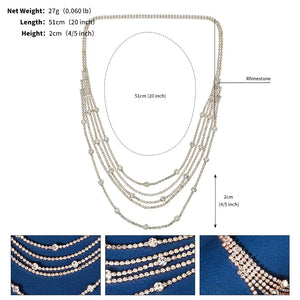 Bridal Head Chain Rhinestone Headbands Women Party Bride Headpiece