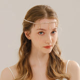 Bridal Head Chain Rhinestone Headbands Women Party Bride Headpiece
