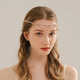 Bridal Head Chain Rhinestone Headbands Women Party Bride Headpiece