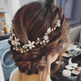Bohemian Bridal Headband Jewelry Floral Hair Accessories