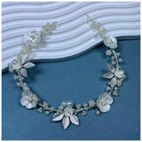 Bridal Headband Alloy Leaf Hairband Wedding Hair Accessories