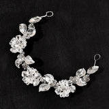 Bridal Headband Soft Chain Alloy Hairbands Leaf Shape Headwear