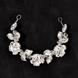 Bridal Headband Soft Chain Alloy Hairbands Leaf Shape Headwear