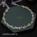 Pearl Headband Hand-woven Headdress Bridal Wedding Accessories