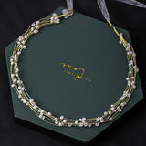 Pearl Headband Hand-woven Headdress Bridal Wedding Accessories