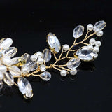 Bridal Headband Wedding Hair Accessories Rhinestone Pearl Tiara