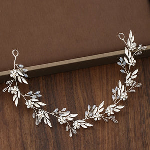 Bridal Headbands Wedding Hair Accessories Tiara Rhinestone Pearl Headband