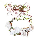 Seaside Holiday Floral Crown for Wedding Party Decor