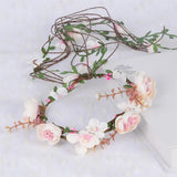 Seaside Holiday Floral Crown for Wedding Party Decor