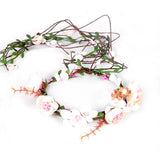 Seaside Holiday Floral Crown for Wedding Party Decor