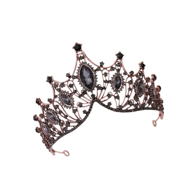 Vintage Bridal Headband Baroque Style Wedding Rhinestone Women Headwear