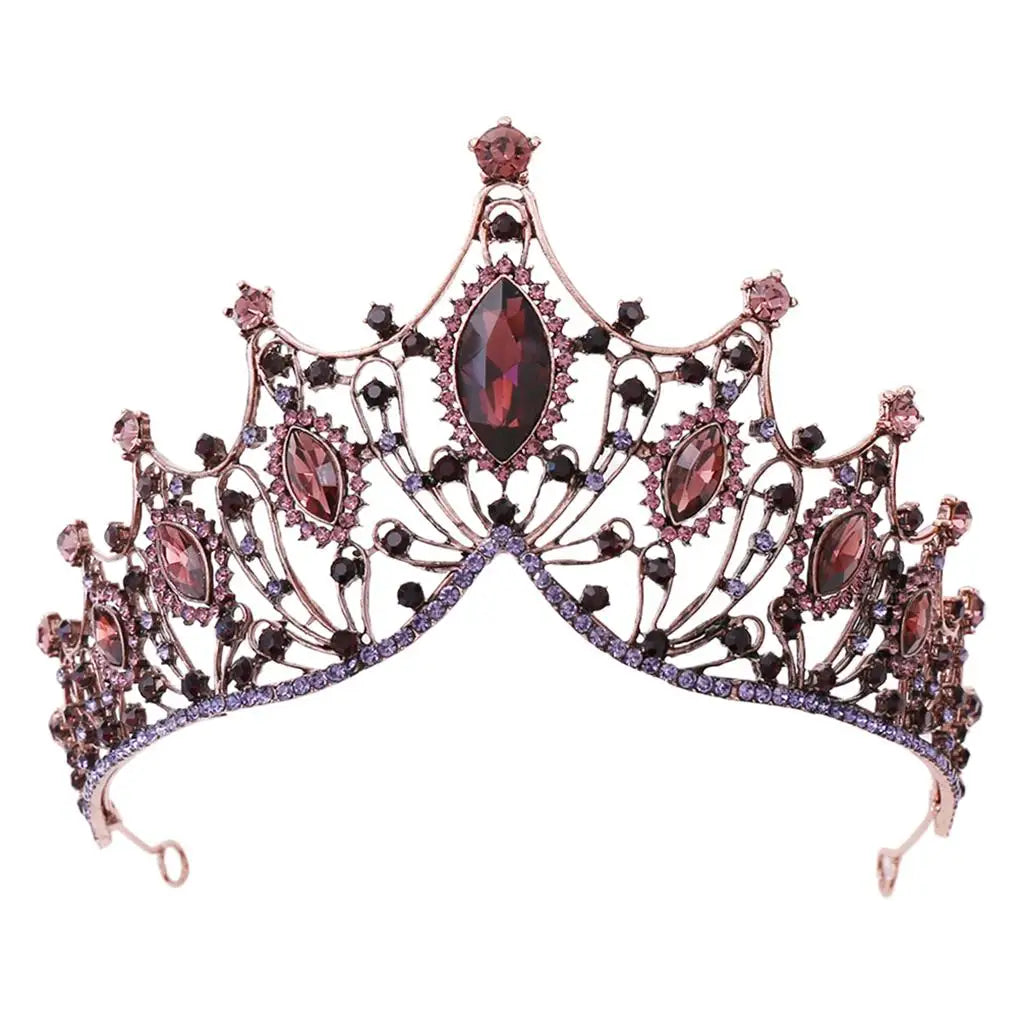 Vintage Bridal Headband Baroque Style Wedding Rhinestone Women Headwear