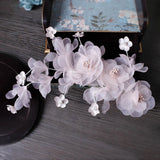 Bridal Headwear Wedding Hair Accessories Flower Headband Wedding Hair Jewelry