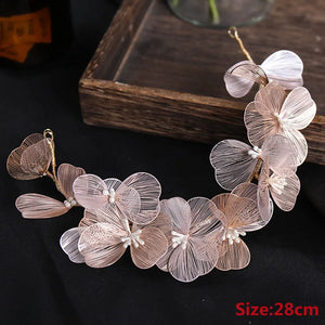 Bridal Headwear Wedding Hair Accessories Flower Headband Wedding Hair Jewelry