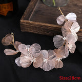 Bridal Headwear Wedding Hair Accessories Flower Headband Wedding Hair Jewelry