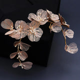 Bridal Headwear Wedding Hair Accessories Flower Headband Wedding Hair Jewelry