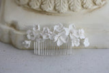 Porcelain Flower Headband Vintage Hair Combs Hairpins For Brides