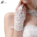 Bridal Lace Bracelets Wedding Accessories Hand Chains Rhinestone Jewelry