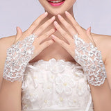 Bridal Lace Bracelets Wedding Accessories Hand Chains Rhinestone Jewelry