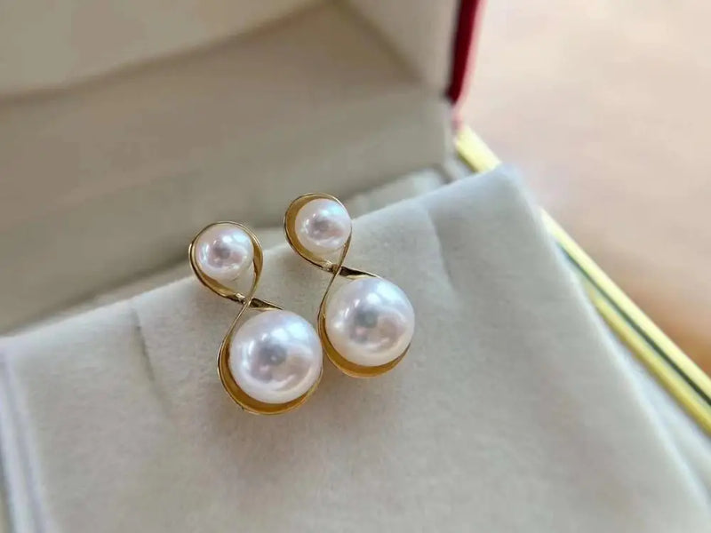 Sterling Silver Earring Findings for Pearls Beads Agate