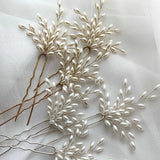 Bridal Pearl Hairpin Women Hair Comb Wedding Jewelry