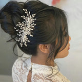 Bridal Pearl Hairpin Women Hair Comb Wedding Jewelry