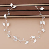 Bridal Pearl Headband Wedding Hair Accessories Rhinestone Crystal Tiara