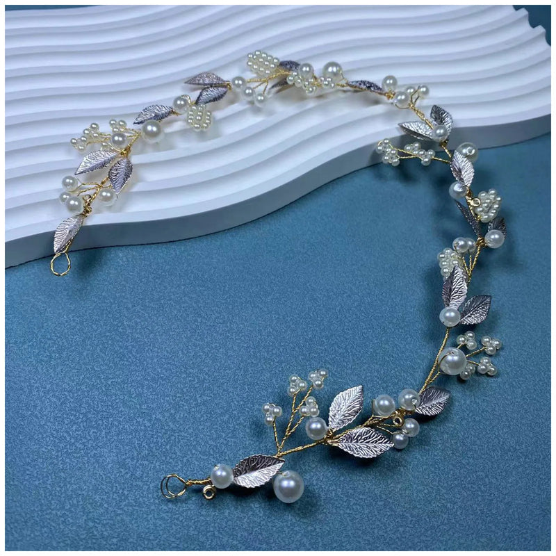Bridal Pearl Headband Wedding Hairband Hair Accessories Bride Tiara