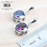 Bridal Silver 925 Jewelry Sets Purple Zircon